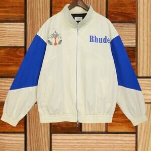 Rhude zipper stand up collar jacket